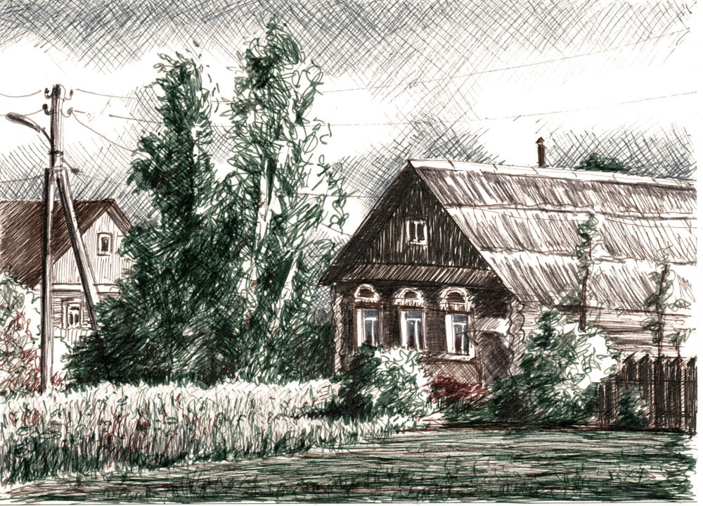 Деревенский дом
