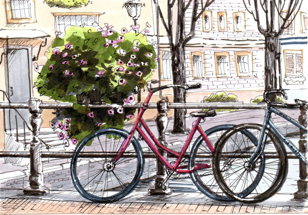 Велосипеды в Амстердаме