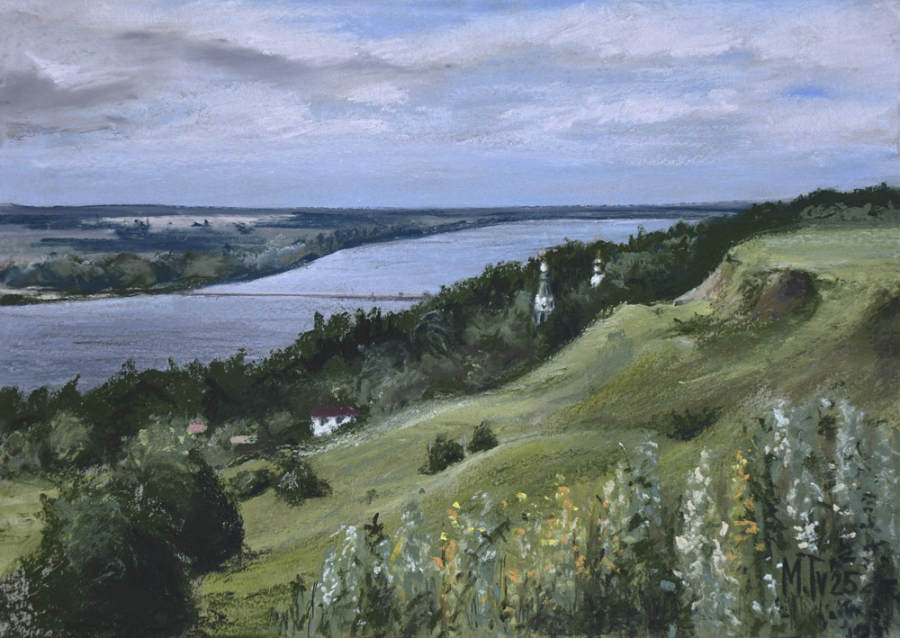 Городище Старая Рязань. Вид на Оку