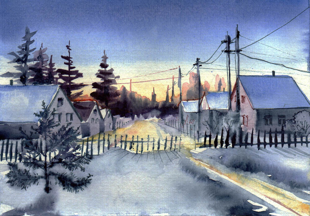 Скоро солнце сядет